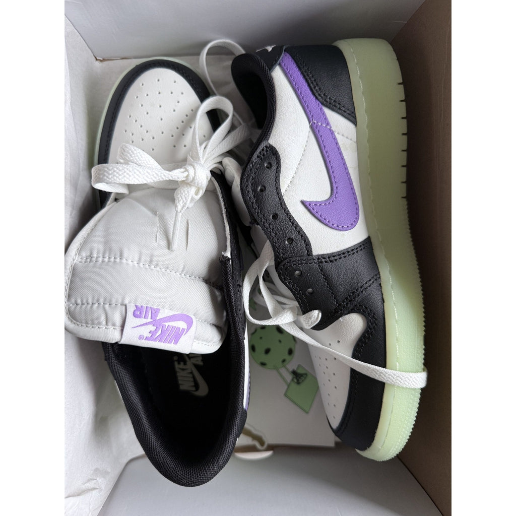Air Jordan 1 Retro Low OG GS Black Raspberry HF0410-001 5Y Womens 6.5 NIB