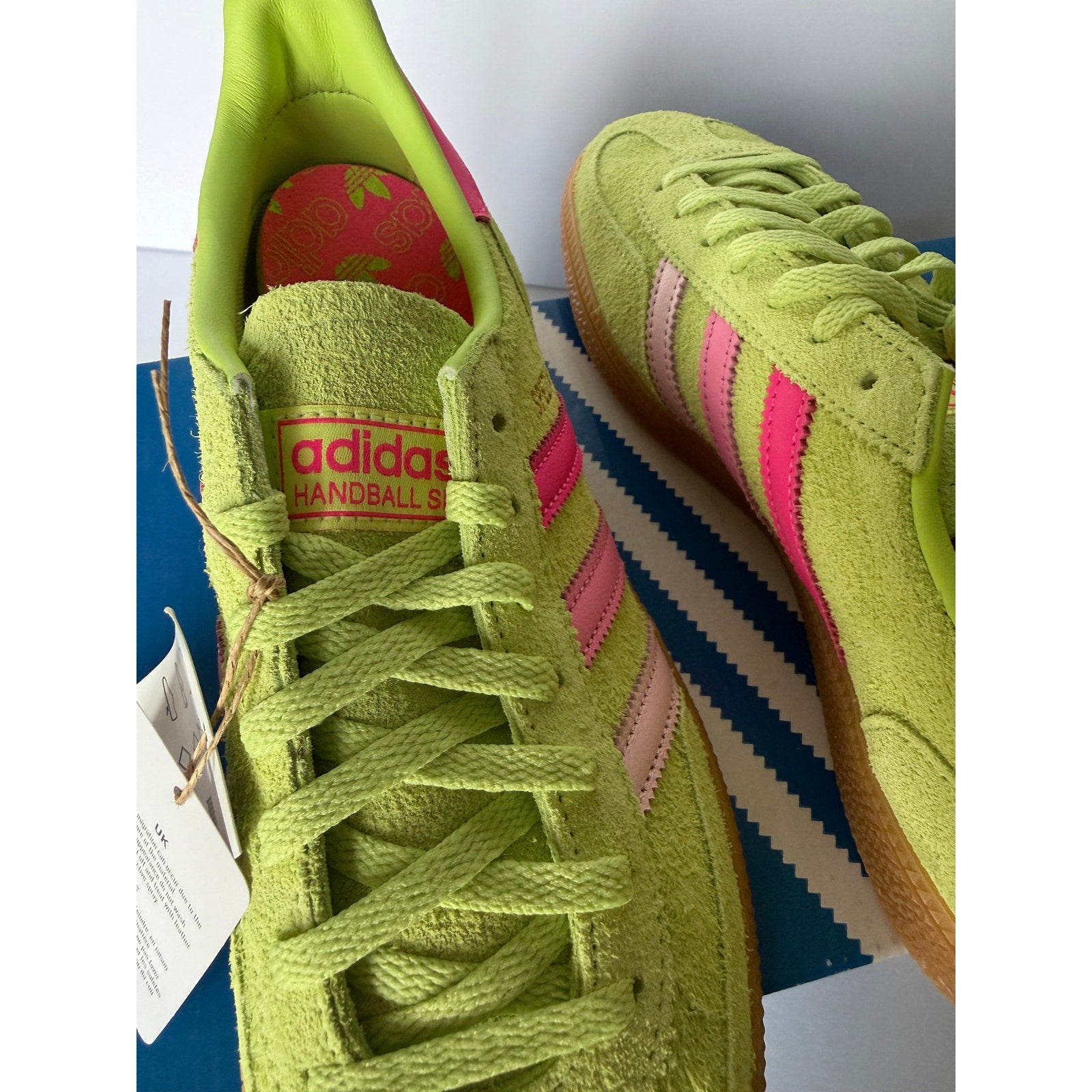 Adidas Handball Spezial W JP8752 Pulse Lime Bliss Pink Women's 7.5 / UK 6 NIB