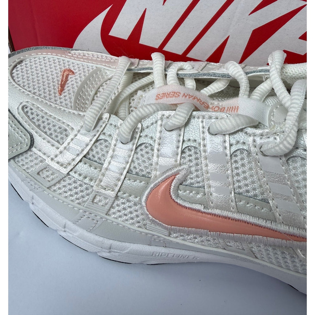 Nike P-6000 GS Summit White Apricot Agate HV5064-100 Size 4.5Y Women's 6 NIB