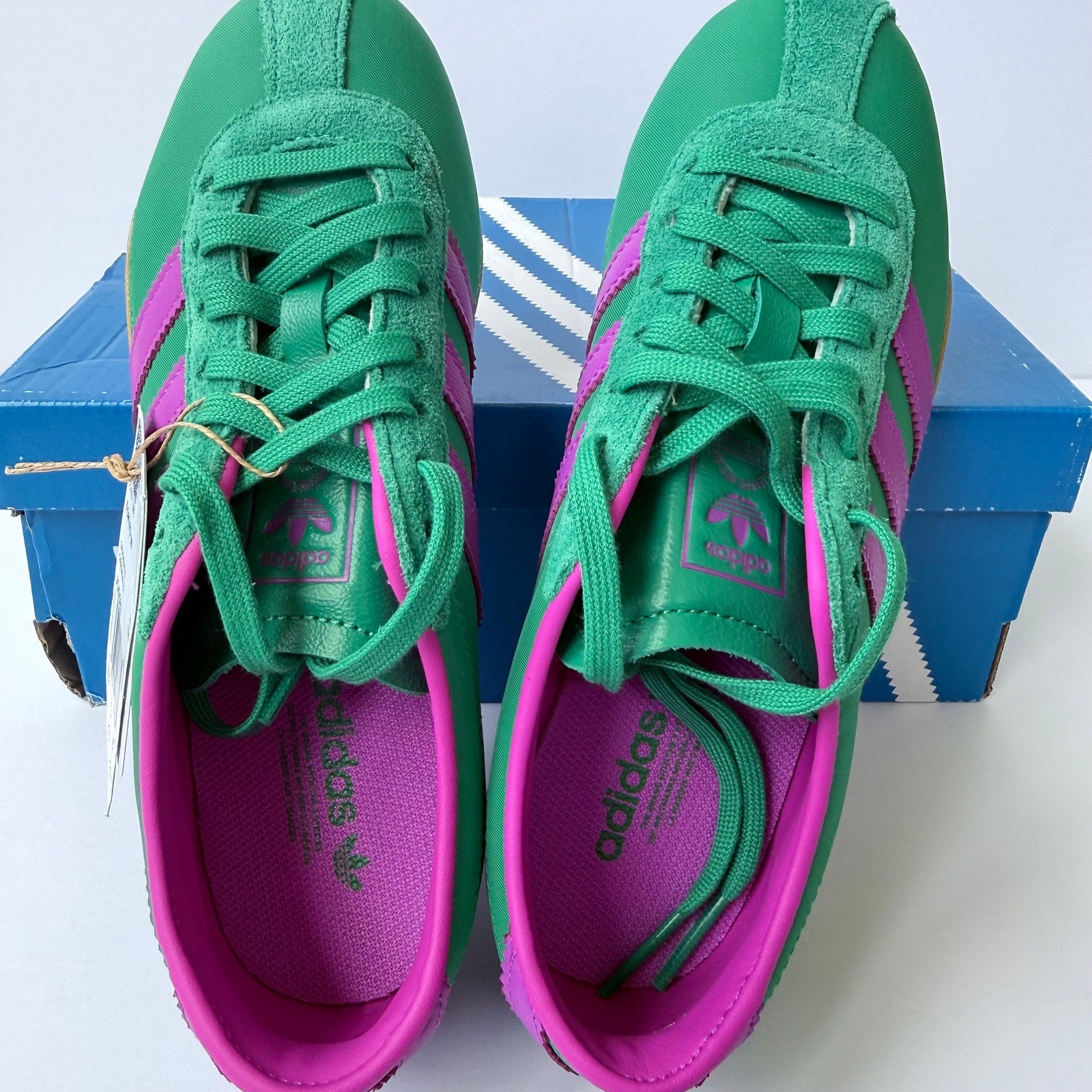 Adidas Tokyo W JQ0583 Court Green Purple Burst Gum Women's 5 UK 3.5 EUR 36 NWT