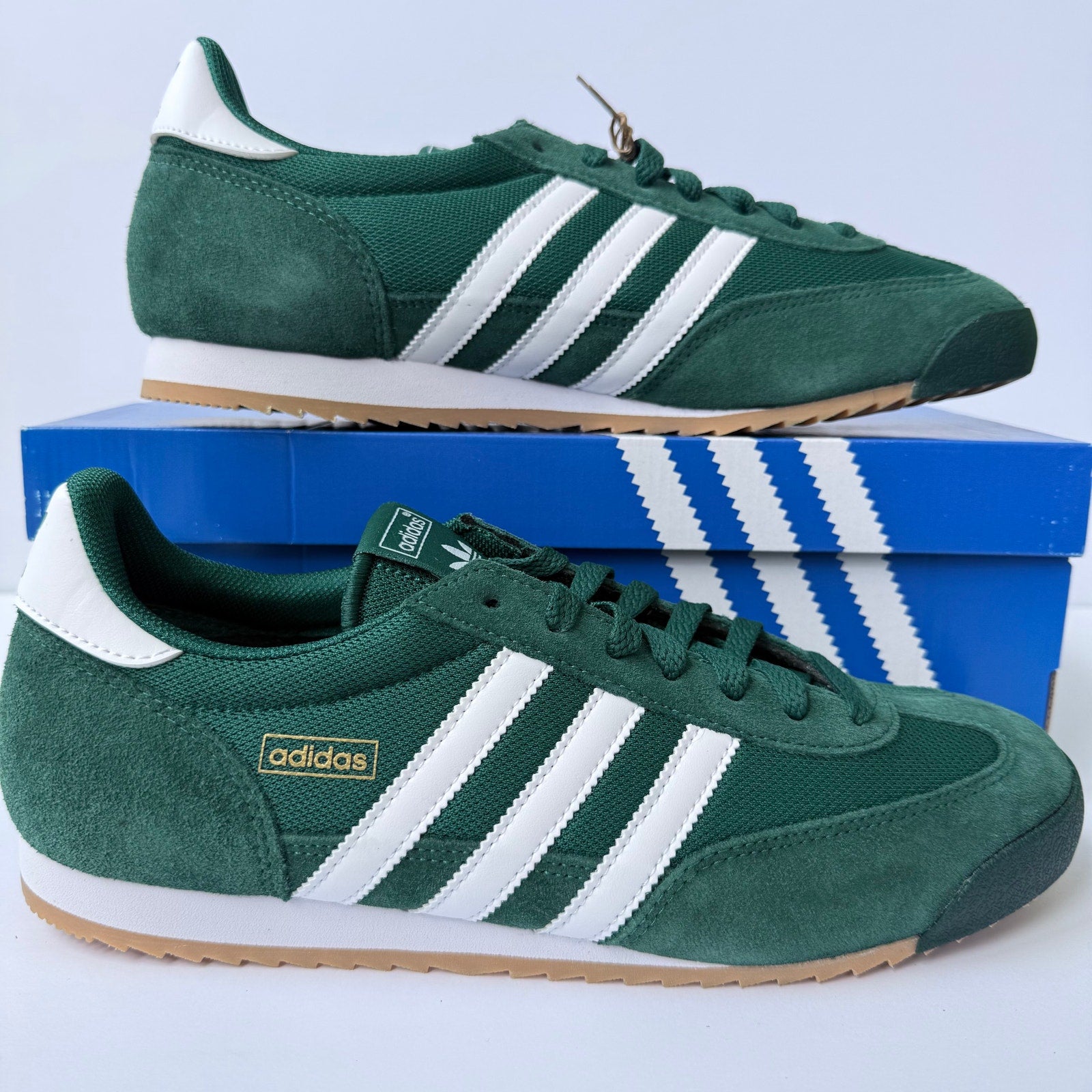 Adidas R71 IH1326 Collegiate Green White Gold Men's 10.5 UK 10 EUR 44 NWT