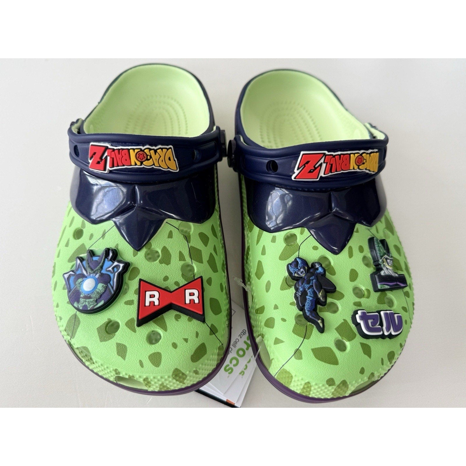 Dragon Ball Z x Crocs Classic Clog Cell 211206-90H All 5 Jibbitz Size J6/W7 NIB