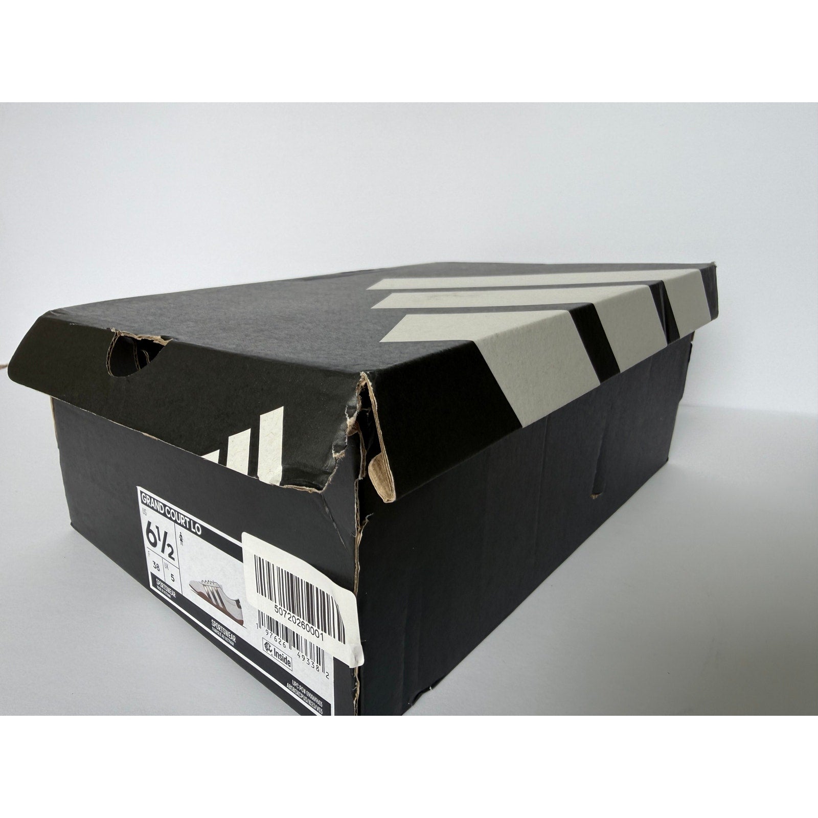 didas Grand Court Lo Women's 6.5 / UK 5 EUR 38 White Gold Metallic Gum NWT