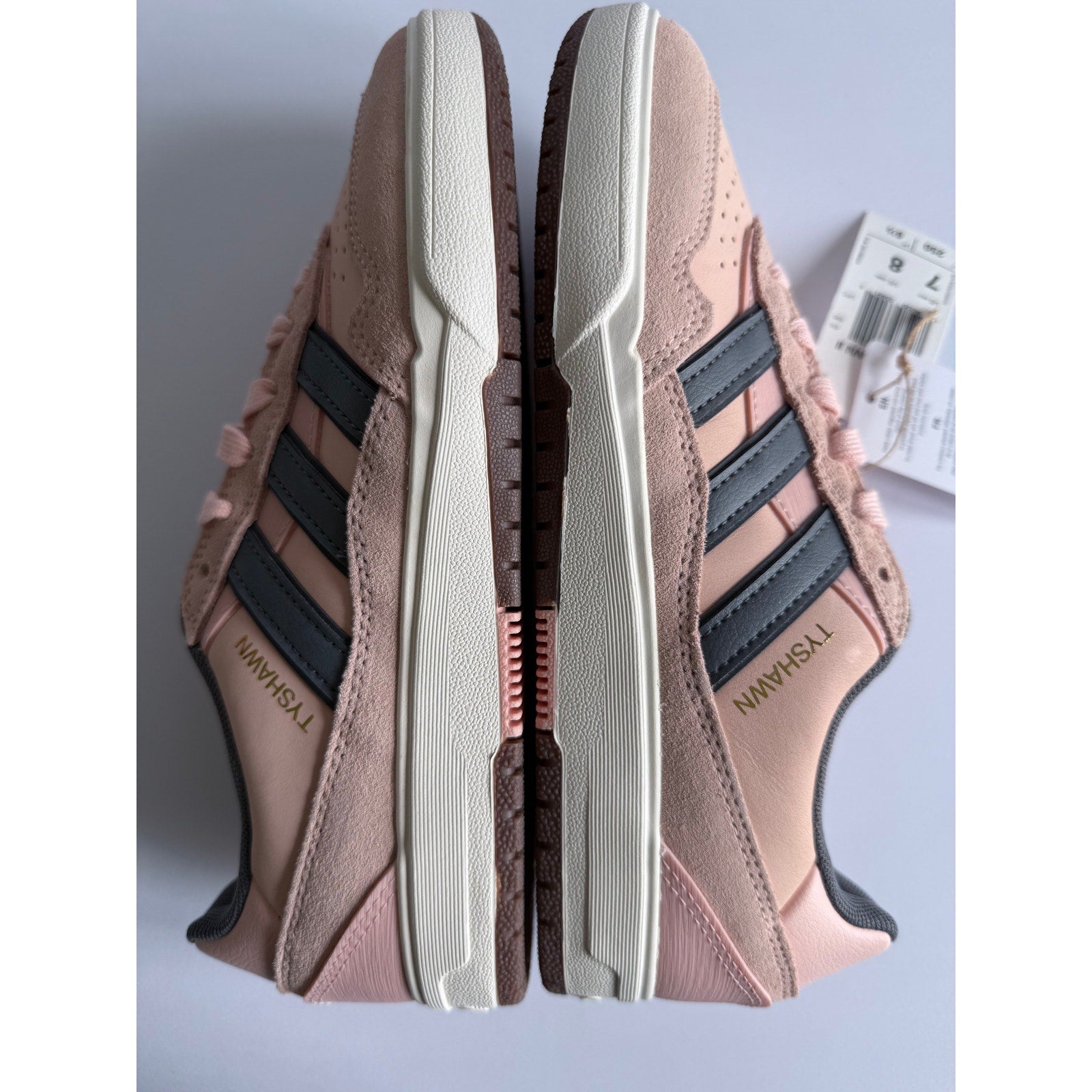 Adidas Tyshawn II HQ4733 Blush Pink Grey Women's 8 / Men's 7 / UK 6.5 NWT