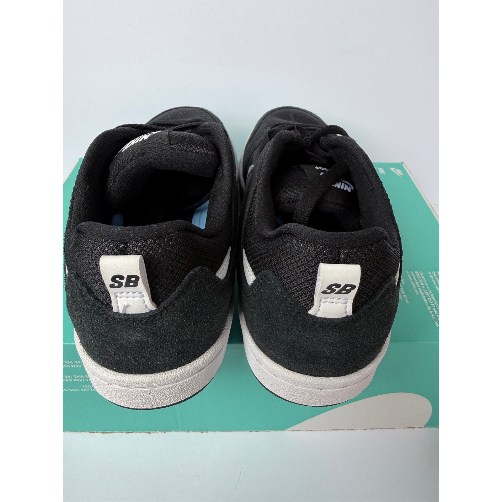 Nike SB Alleyoop GS Black White CJ0883-001 Size 5Y Women's 6.5 UK 4.5 NIB