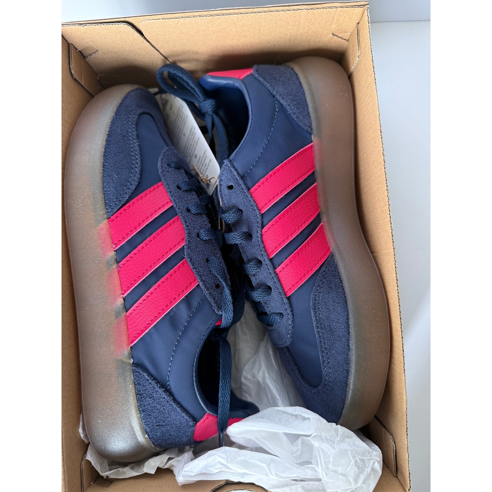 Adidas Barreda Decode Arsenal FC Junior Shoes Navy Red JQ1210 Size 4.5Y / W6 NIB