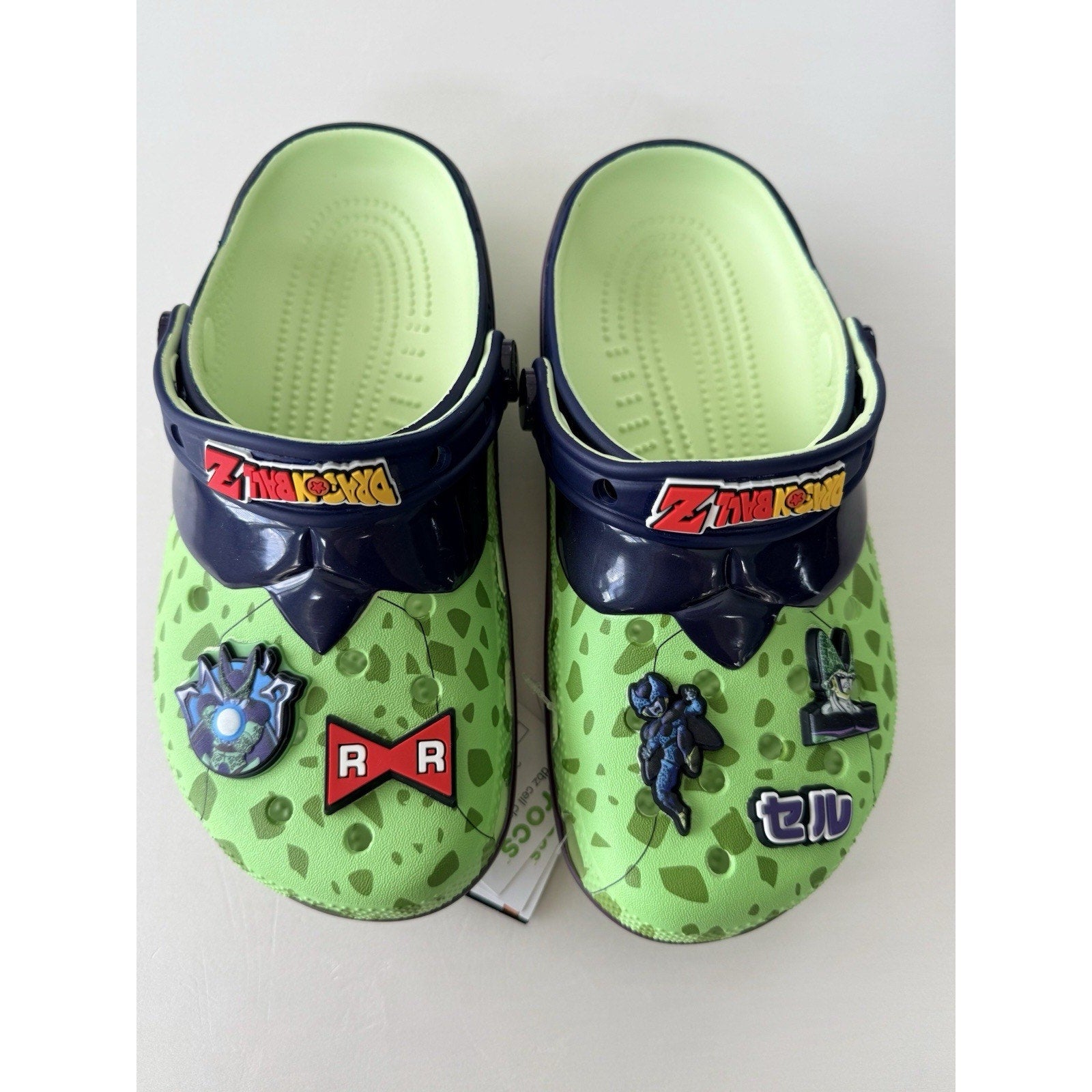 Dragon Ball Z x Crocs Classic Clog Cell 211206-90H All 5 Jibbitz Size J6/W7 NIB
