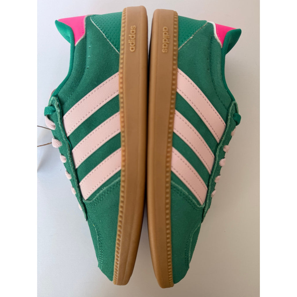 Adidas Breaknet Sleek J JR2131 Court Green Clear Pink Kids 5 / UK 4.5 / EUR 37