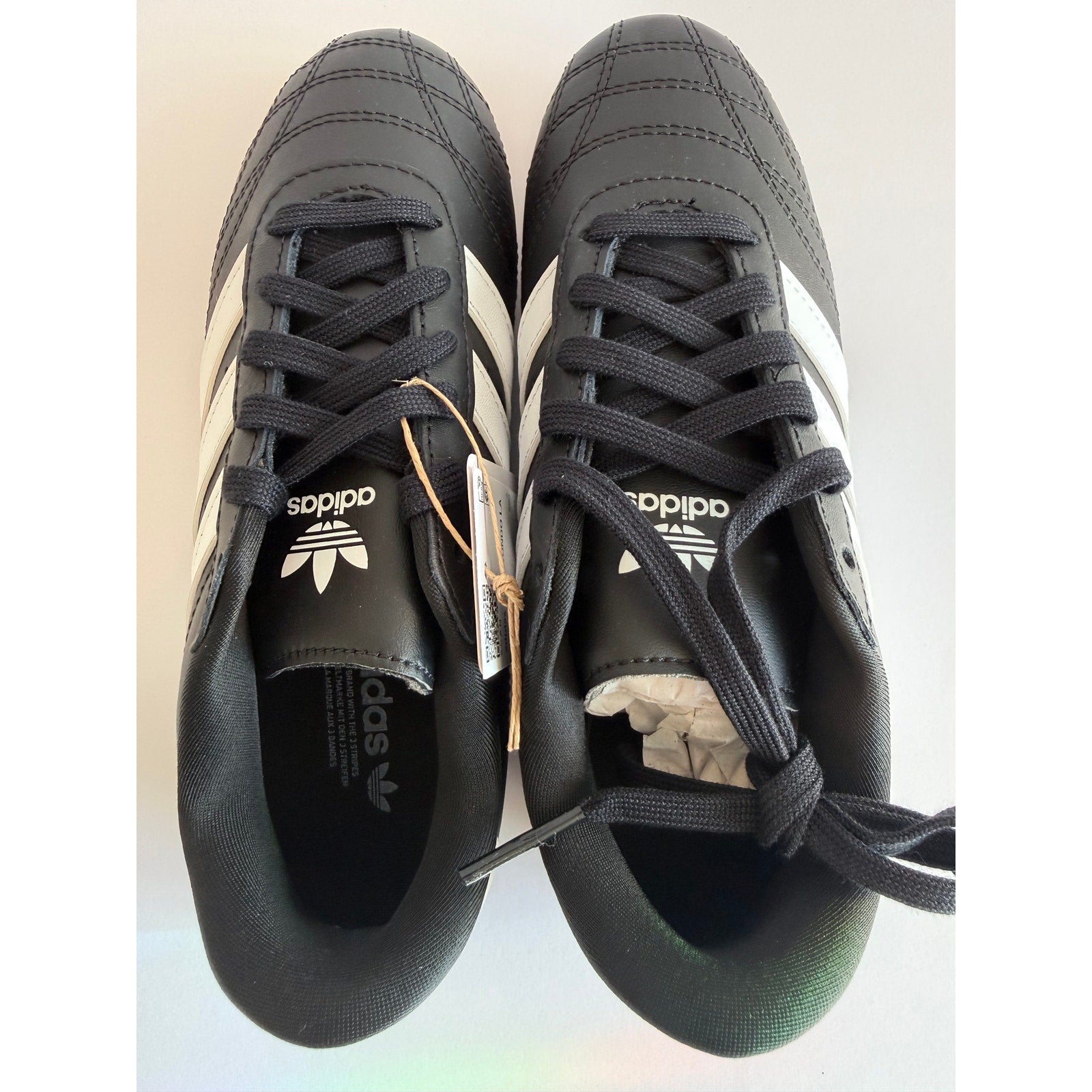 Adidas Taekwondo Lace J Core Black White Gum Kids 3.5 / UK 3 New