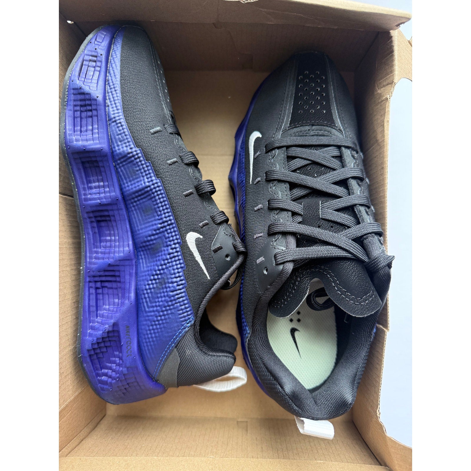 Nike Ava Rover GS Black Phantom HF6331-005 4Y ReactX Foam NIB Damaged Box