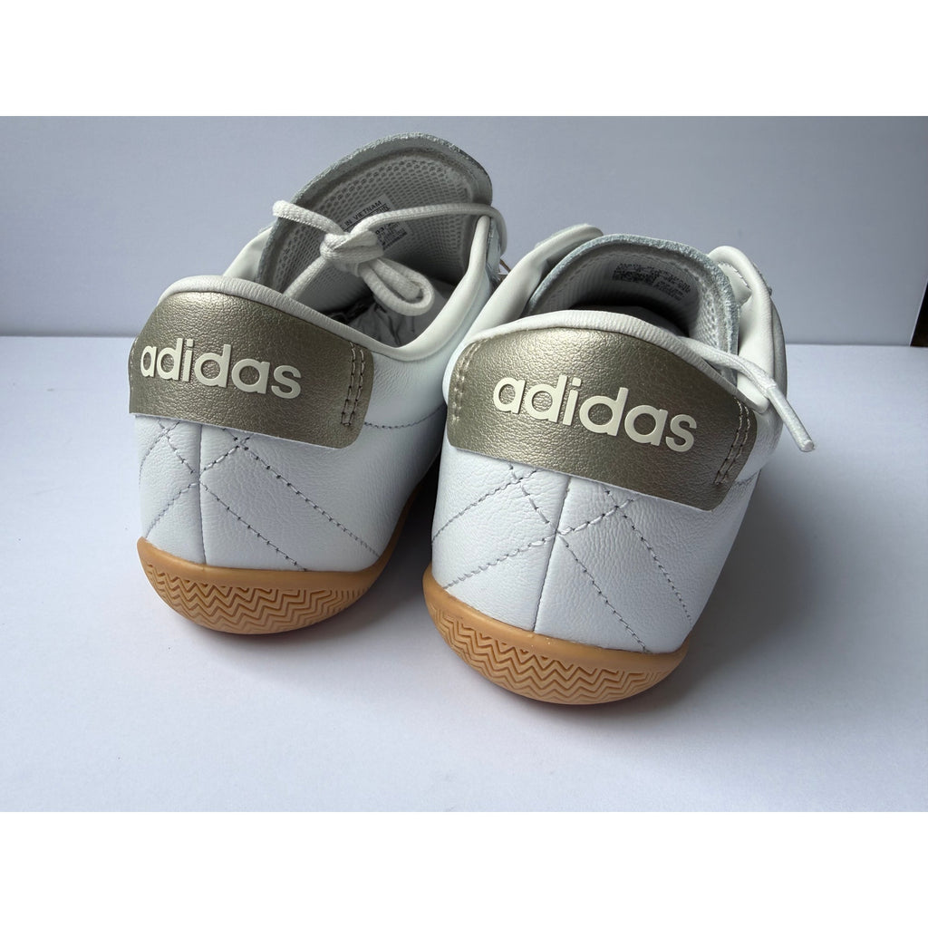 didas Grand Court Lo Women's 6.5 / UK 5 EUR 38 White Gold Metallic Gum NWT