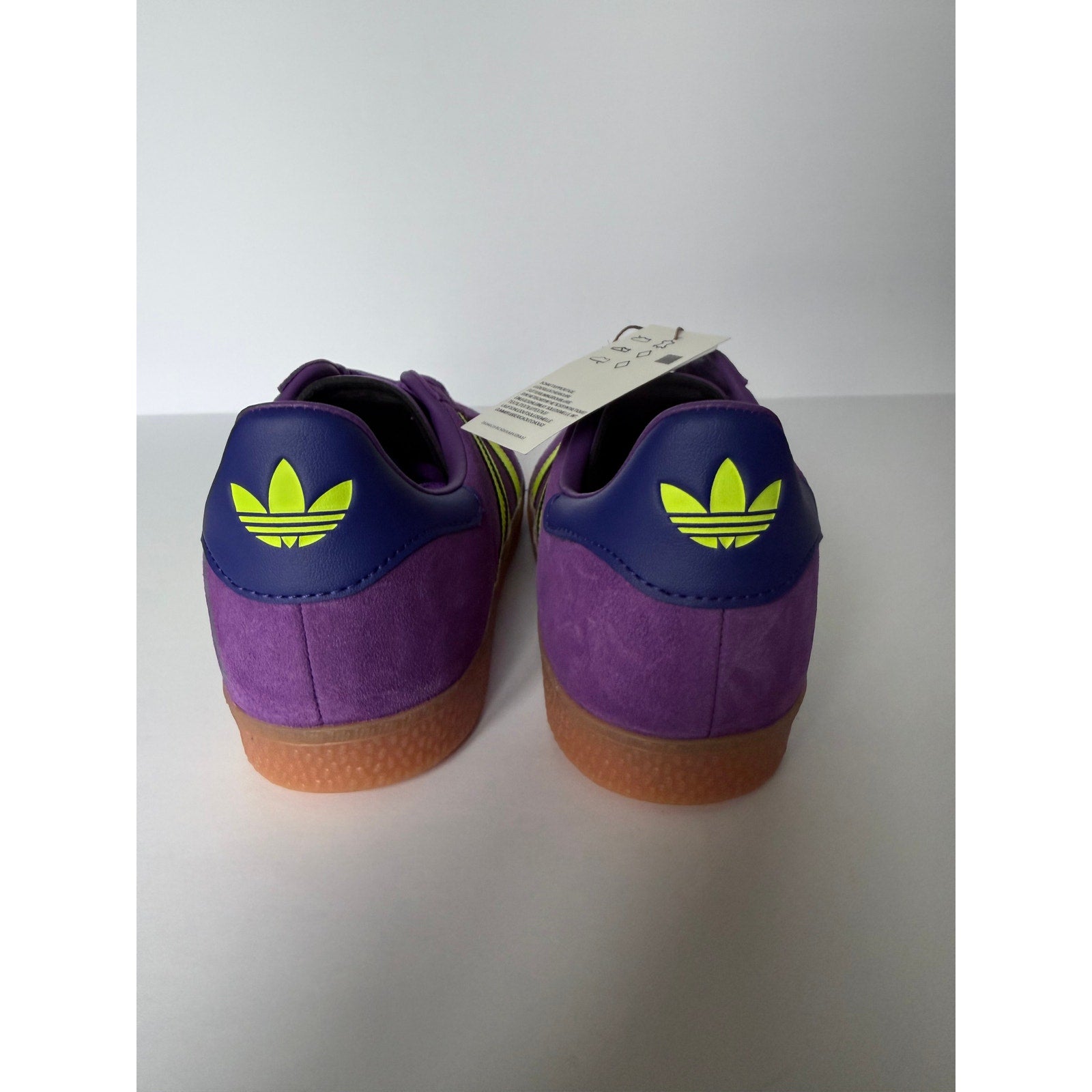 Adidas Gazelle J Active Purple Solar Yellow JP7126 Sz 6.5Y NWT