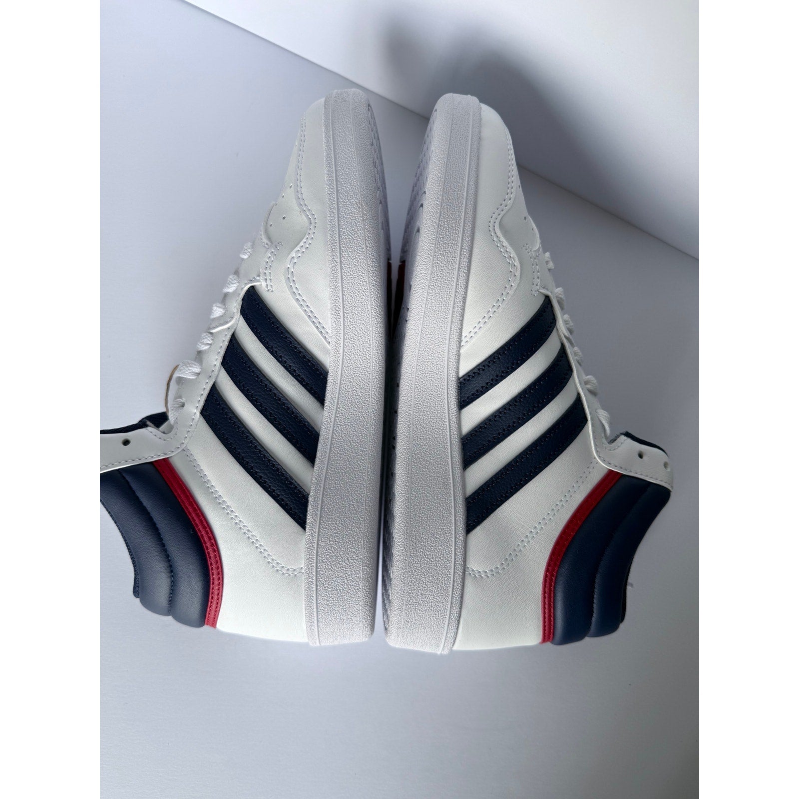Adidas Hoops 4.0 Mid J JI0904 White Navy Red Kids 5.5Y / UK 5 / EUR 38 NIB