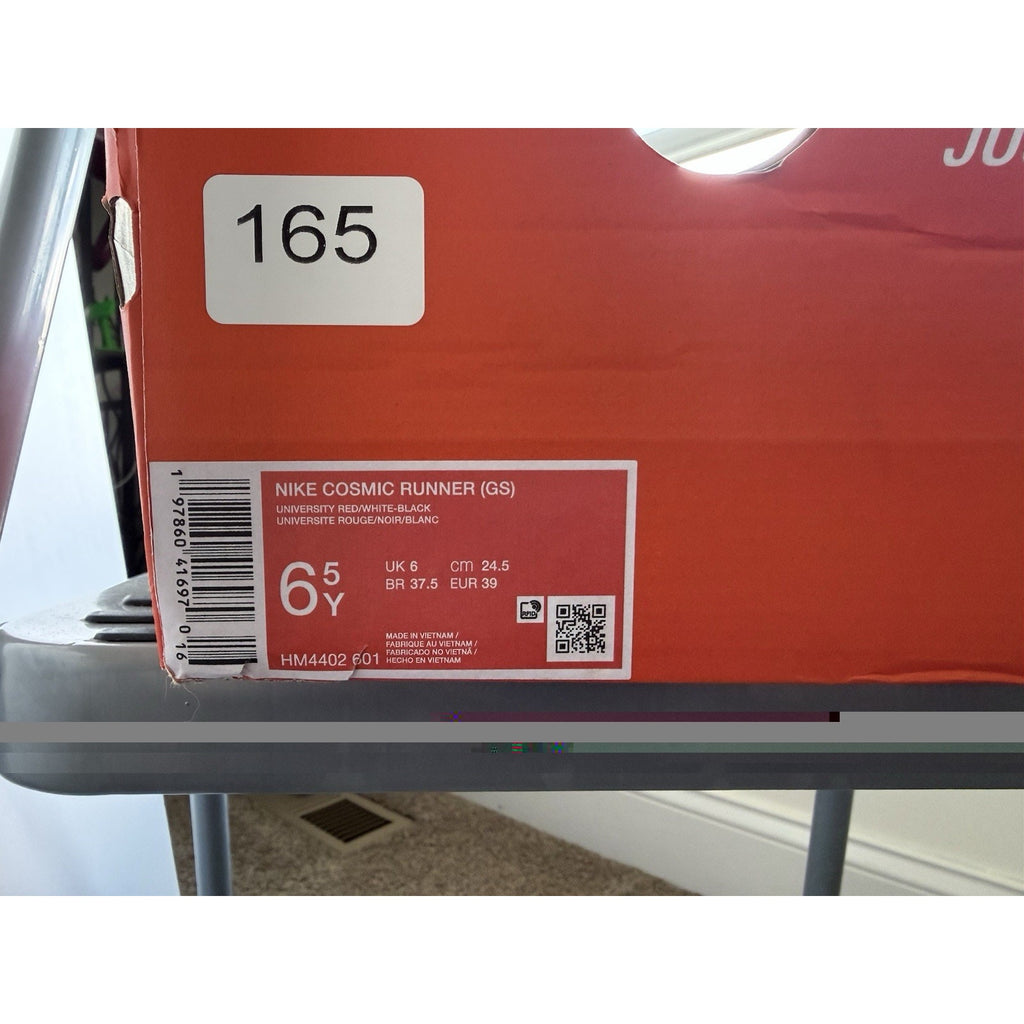 Nike Cosmic Runner GS University Red/Black/White HM4402-601 Size 6.5Y/7W