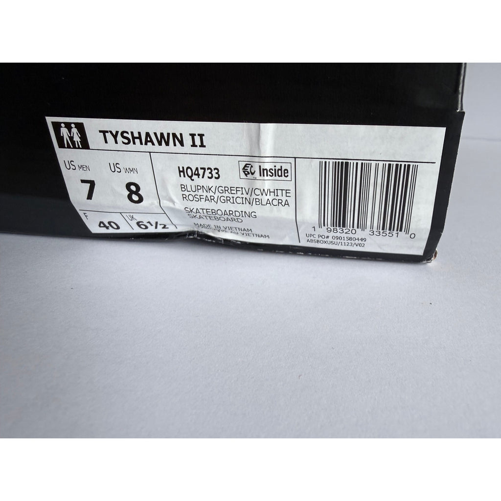 Adidas Tyshawn II HQ4733 Blush Pink Grey Women's 8 / Men's 7 / UK 6.5 NWT