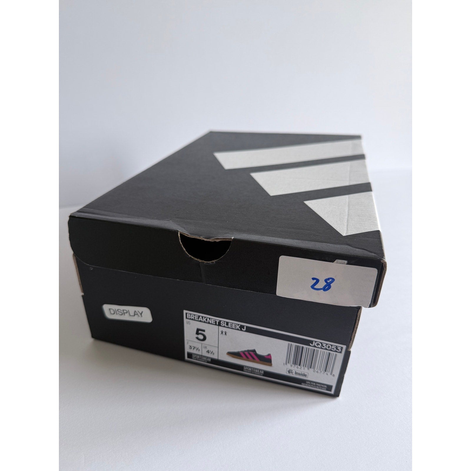 Adidas Breaknet Sleek J JQ3053 Black Pink Gum Kids 5 / UK 4.5 / EUR 37⅓ NIB
