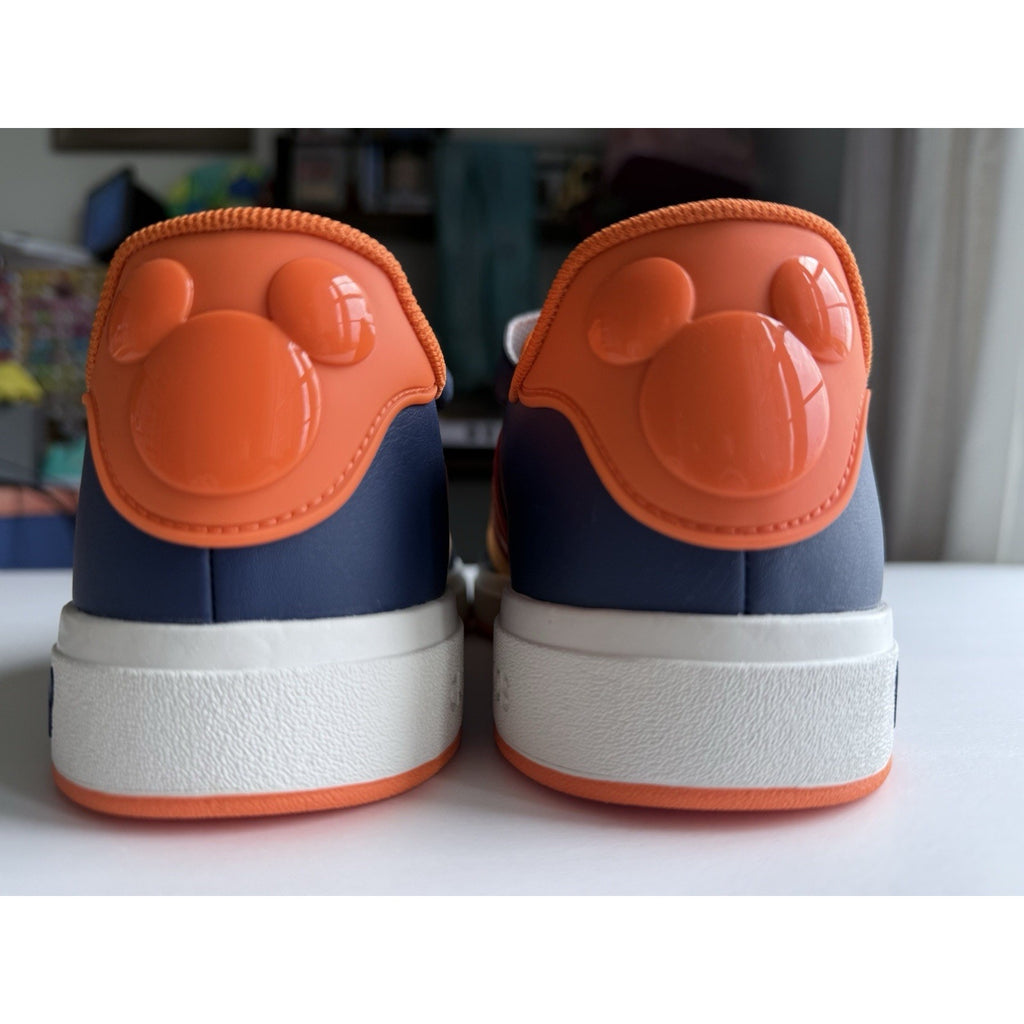 Disney x Adidas Grand Court Mickey EL K JS2345 Navy Orange Size 6K / Women’s 7.5