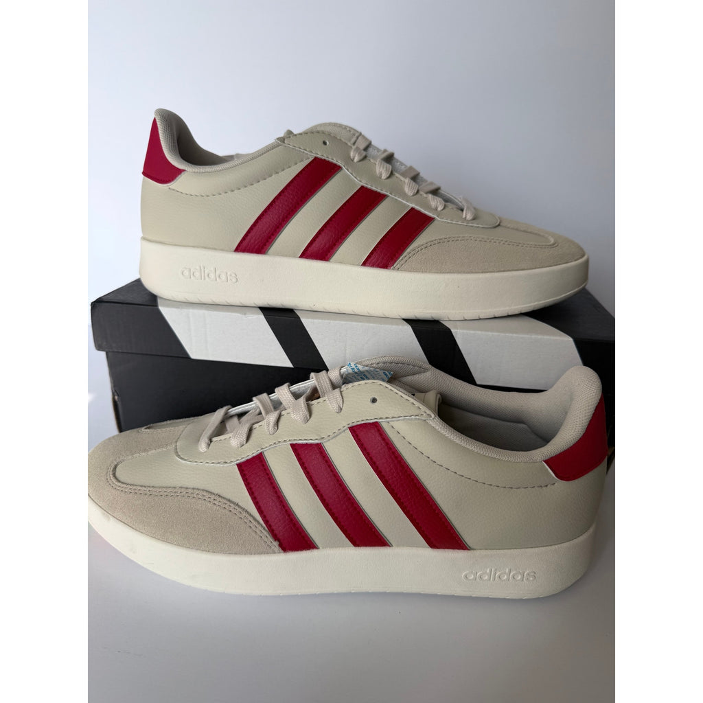 Adidas Barreda JR1319 Cream White Red Men's 12 / UK 11.5 / EUR 46.5 NIB