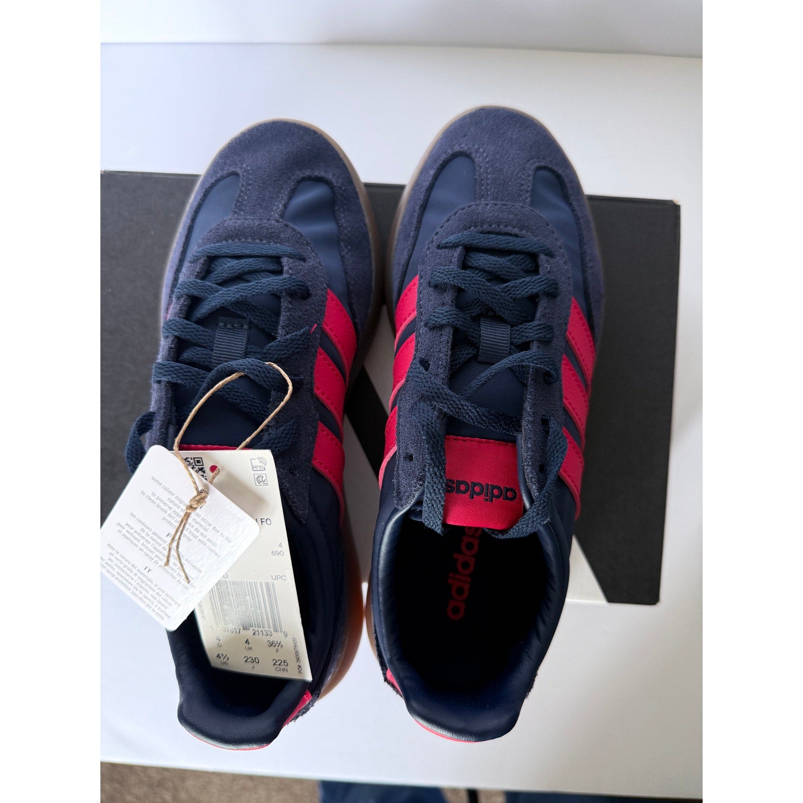 Adidas Barreda Decode Arsenal FC Junior Shoes Navy Red JQ1210 Size 4.5Y / W6 NIB