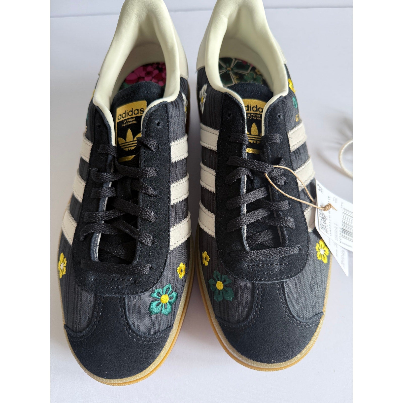 Liberty London x Adidas Gazelle Bold W IH1922 Black Floral Women's 8 / UK 6.5