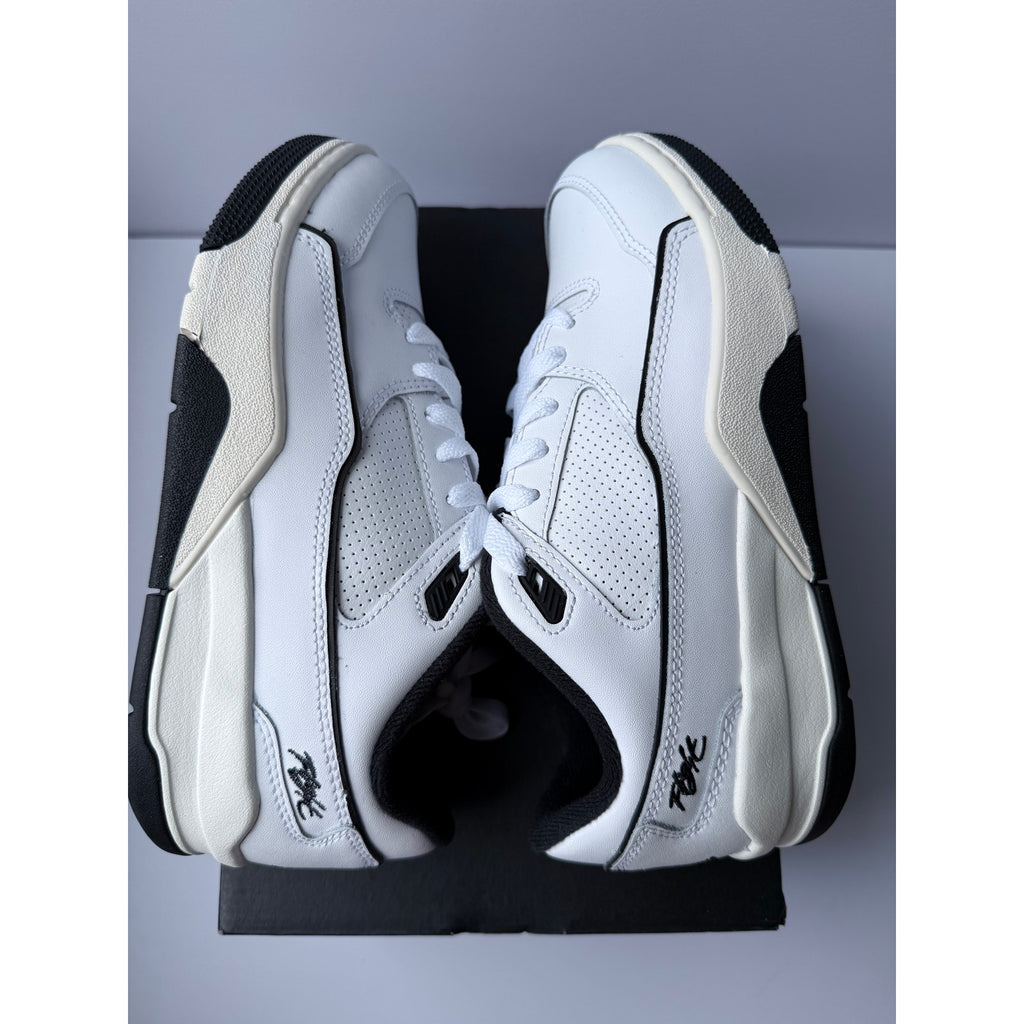 Jordan Flight Court GS HF3333-100 White Black Sail Boys 5.5Y / UK 5 EUR 38 NIB
