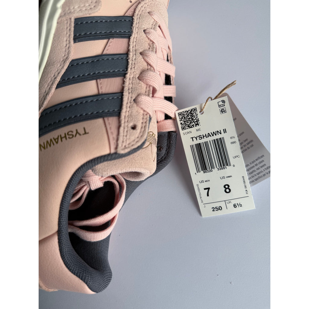 Adidas Tyshawn II HQ4733 Blush Pink Grey Women's 8 / Men's 7 / UK 6.5 NWT