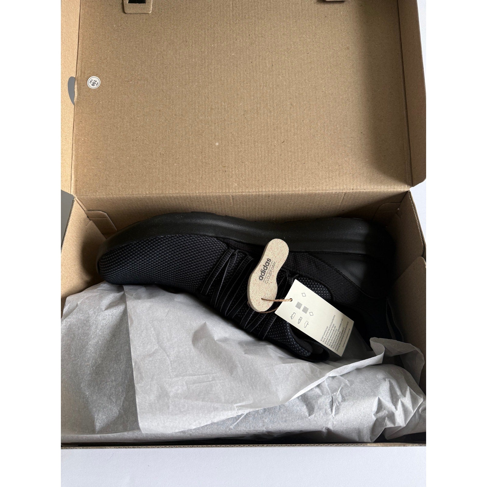 Adidas Lite Racer Adapt 7.0 IE6327 Black Men's 12 / UK 11.5 Slip-On NWT