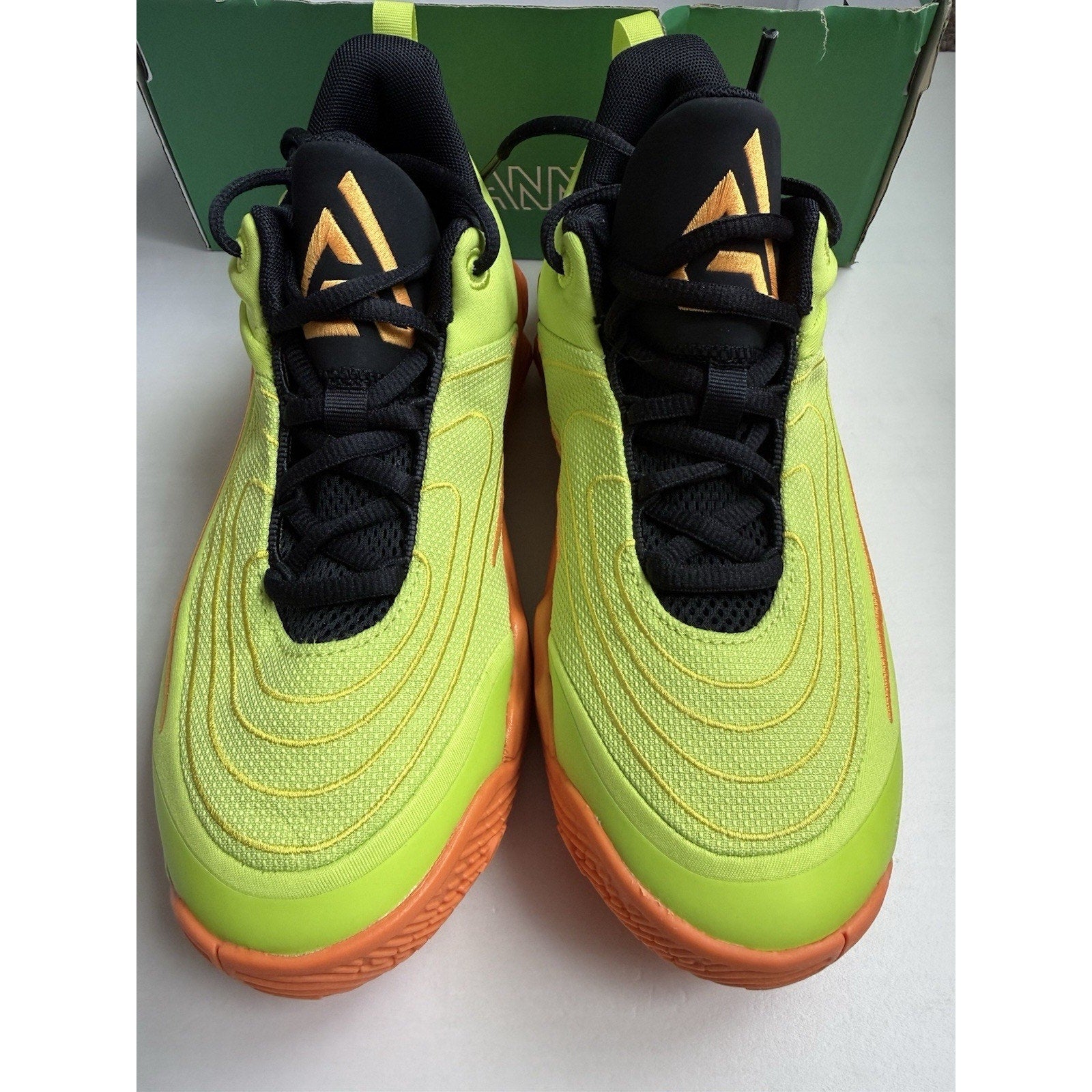 Nike Giannis Immortality 4 GS Halloween Cyber Mandarin FZ6734-301 5.5Y W7