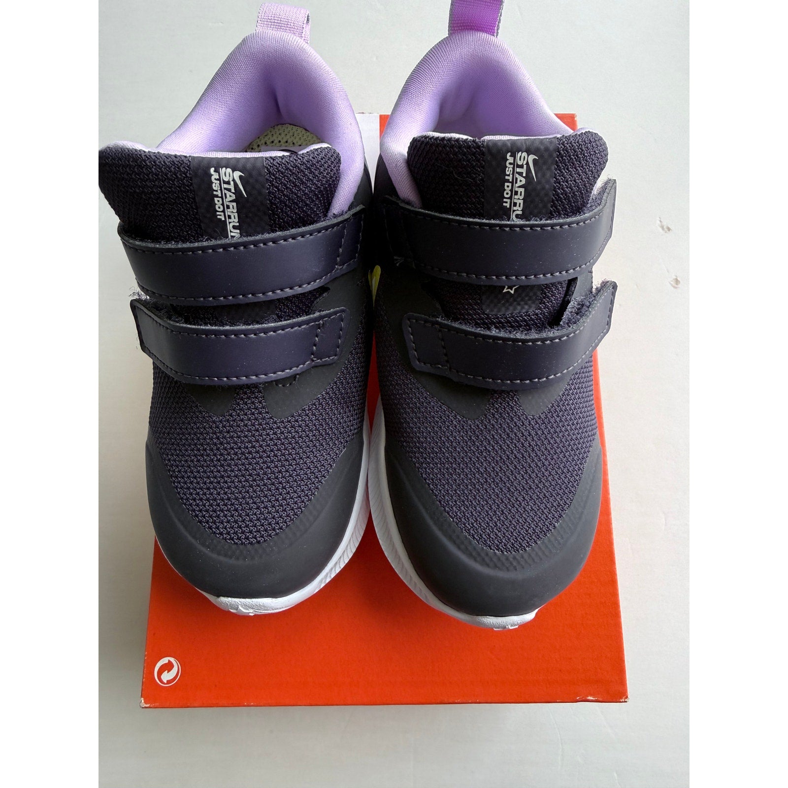 Nike Star Runner 3 TDV DA2778, Toddler 9C, Black/Lilac/Yellow