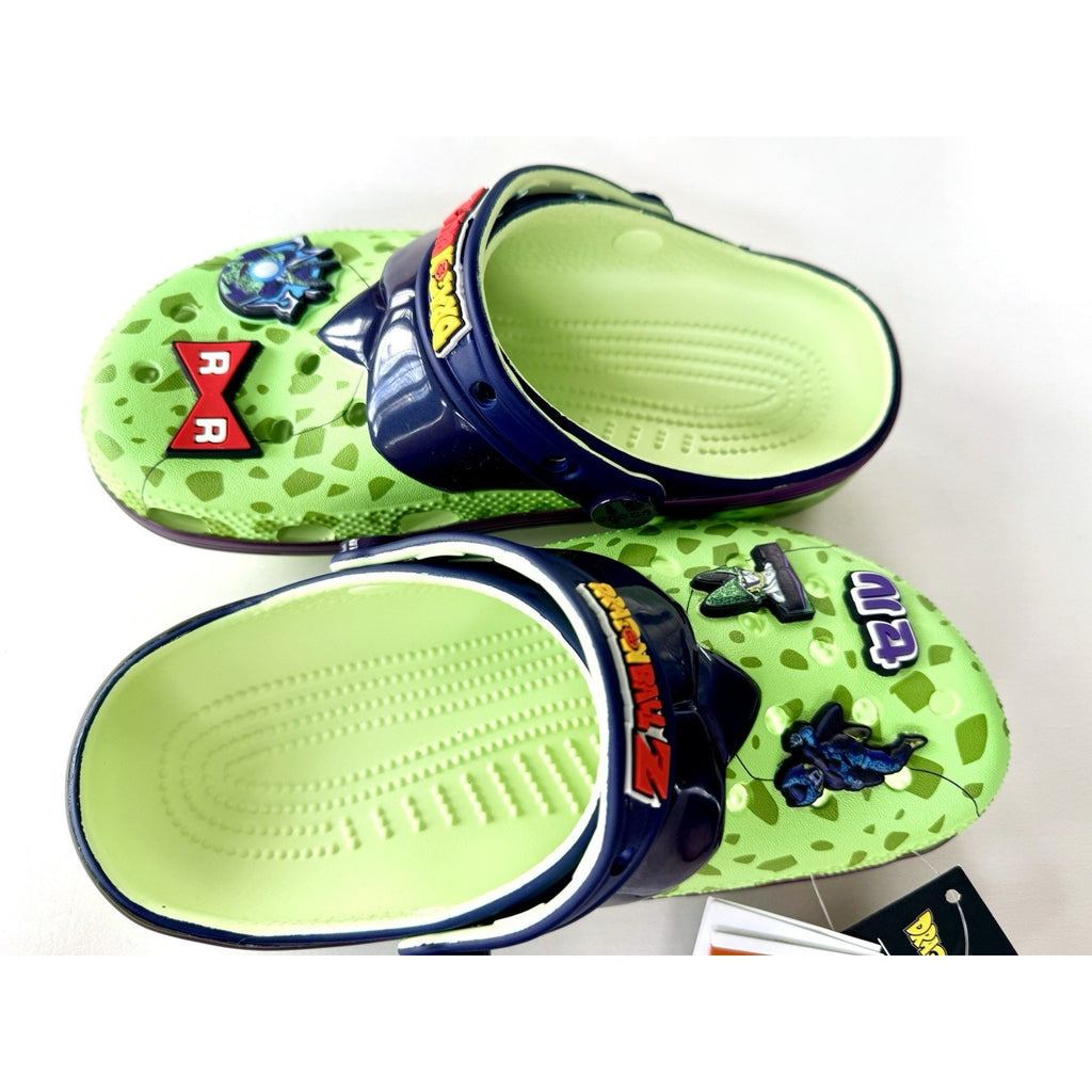 Dragon Ball Z x Crocs Classic Clog Cell 211206-90H All 5 Jibbitz Size J6/W7 NIB