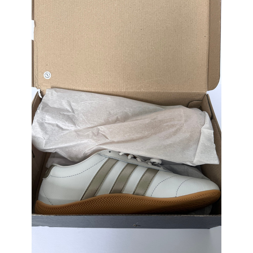 didas Grand Court Lo Women's 6.5 / UK 5 EUR 38 White Gold Metallic Gum NWT