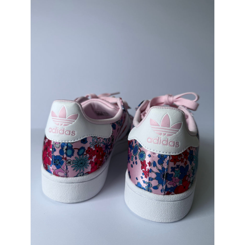 Adidas Superstar II J JQ2005 Pink Floral Print Girls 6.5Y / UK 6 EUR 39⅓ NWT