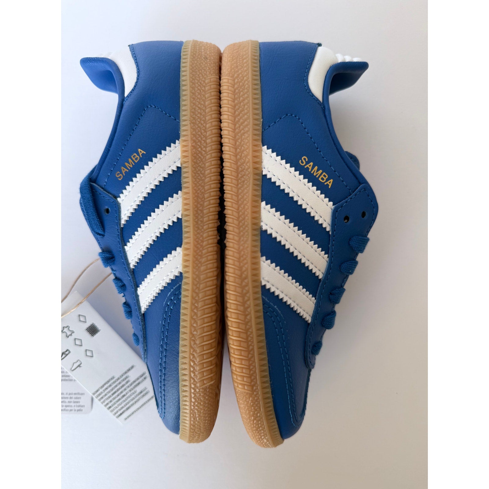 Adidas Samba OG C Kids 12K Blue White Gum JR7431 NWT Originals Toddler