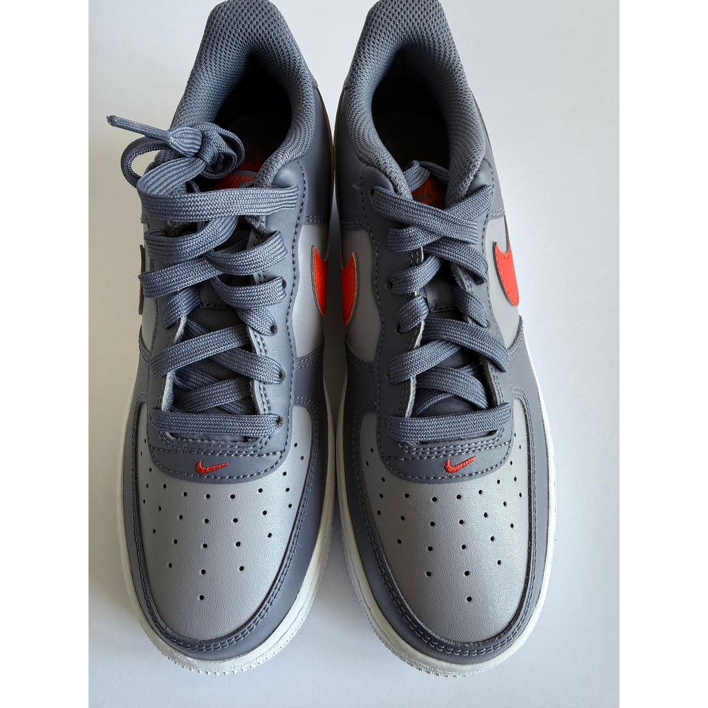 Nike Air Force 1 GS CT3839-008 Cement Grey Team Orange Boys 5.5Y / UK 5 NIB