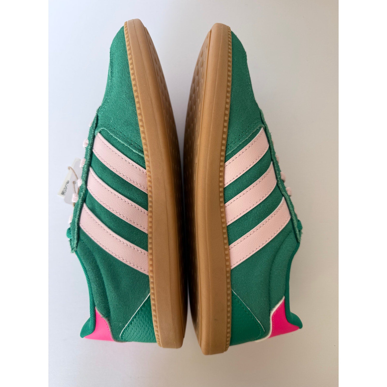 Adidas Breaknet Sleek J JR2131 Court Green Clear Pink Kids 5 / UK 4.5 / EUR 37
