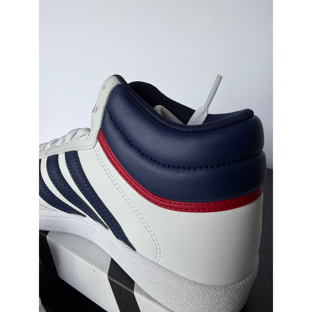 Adidas Hoops 4.0 Mid J JI0904 White Navy Red Kids 5.5Y / UK 5 / EUR 38 NIB