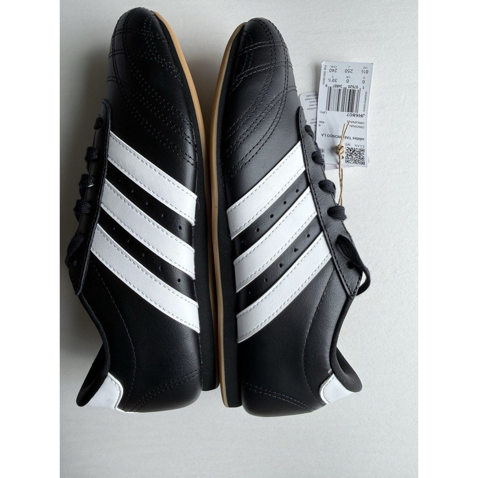 Adidas Taekwondo Lace J Core Black Cloud White Gum JR6807 Size 6.5Y / Women’s 8