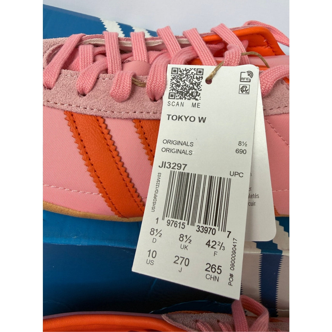 Adidas Tokyo W Semi Pink Spark Orange Gold Metallic JI3297 W10