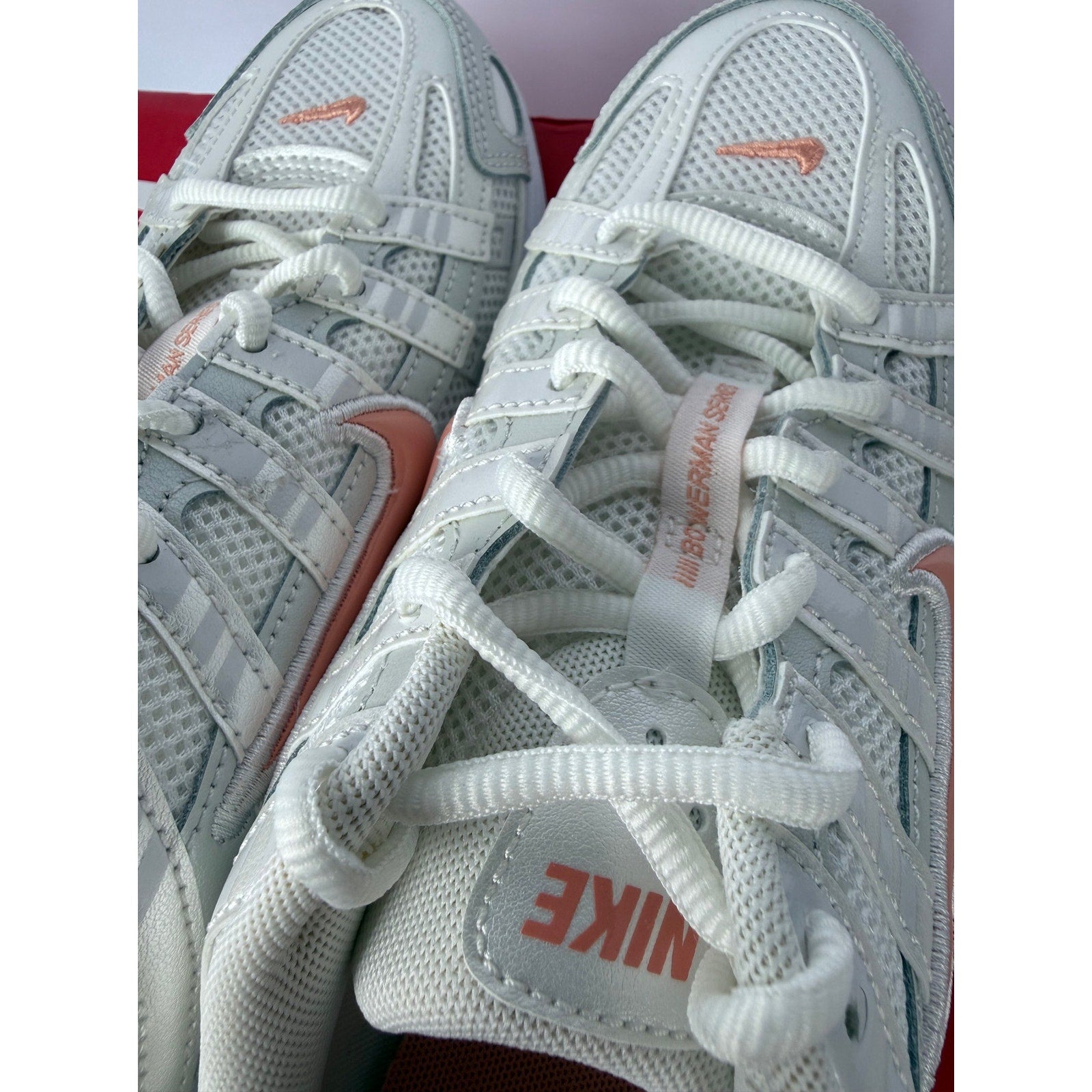 Nike P-6000 GS Summit White Apricot Agate HV5064-100 Size 4.5Y Women's 6 NIB