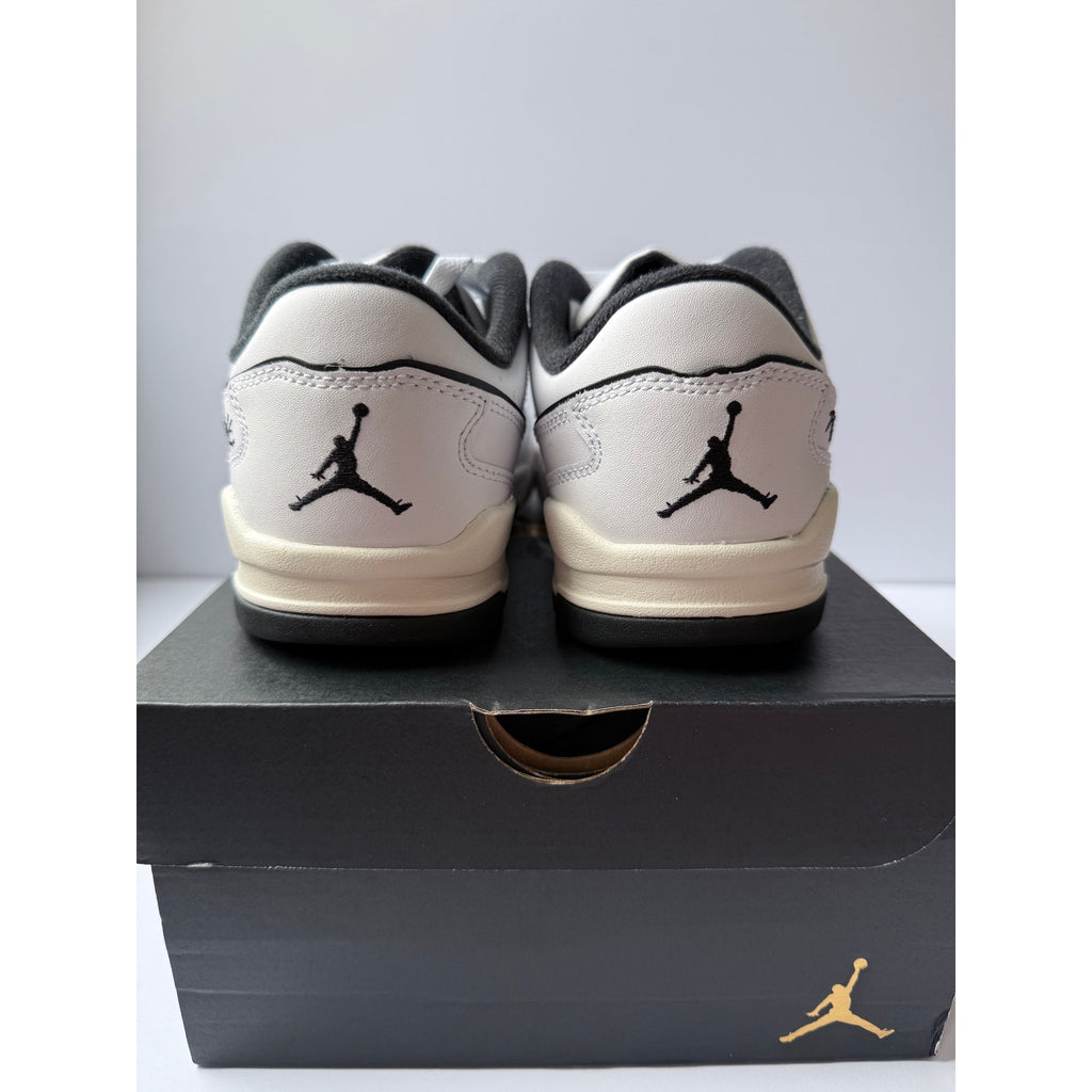 Jordan Flight Court GS HF3333-100 White Black Sail Boys 5.5Y / UK 5 EUR 38 NIB