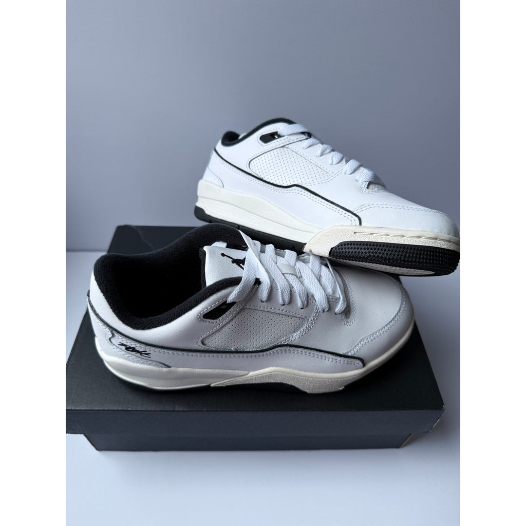 Jordan Flight Court GS HF3333-100 White Black Sail Boys 5.5Y / UK 5 EUR 38 NIB