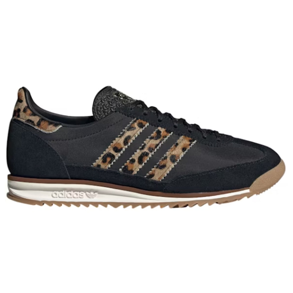 Adidas SL 72 OG Leopard Print Pony Hair Black JR1640 Womens 7 / UK 5.5 No Box