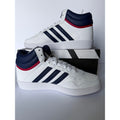 Adidas Hoops 4.0 Mid J JI0904 White Navy Red Kids 5.5Y / UK 5 / EUR 38 NIB
