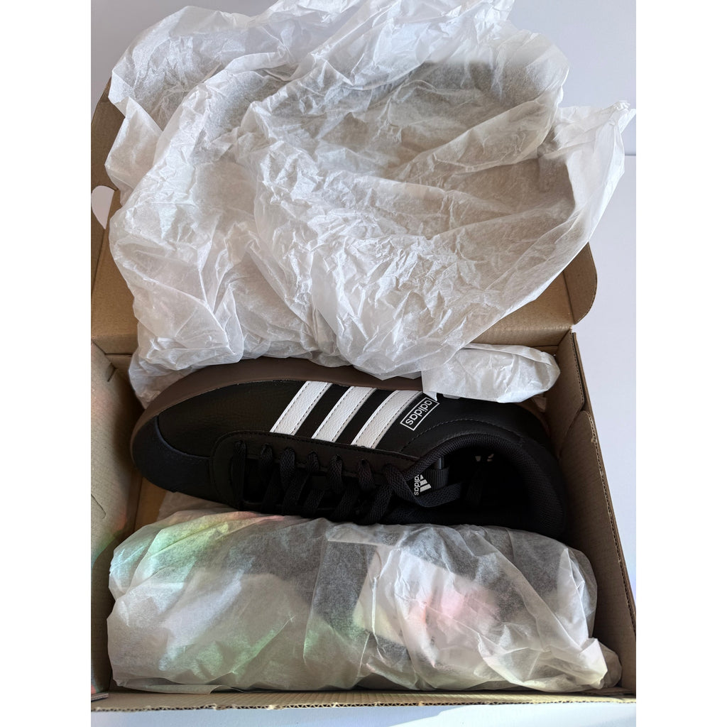 Adidas VL Court 3.0 ID8796 Black White Gum Women's 7 / UK 5.5 New With Tags