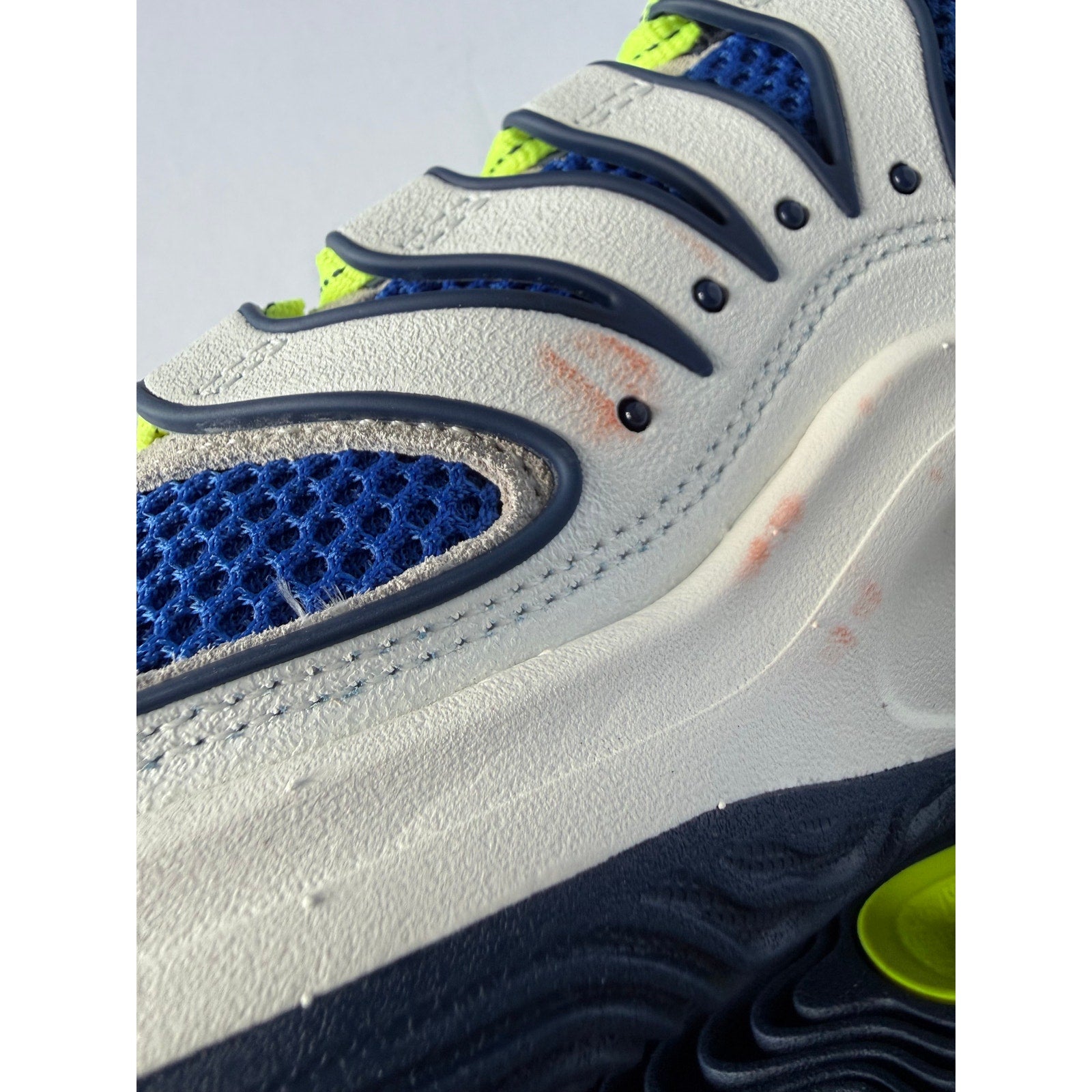 Nike KD18 Seat Pleasant HV1992-400 Hyper Royal Neon Yellow Men's 8.5 Women's 10