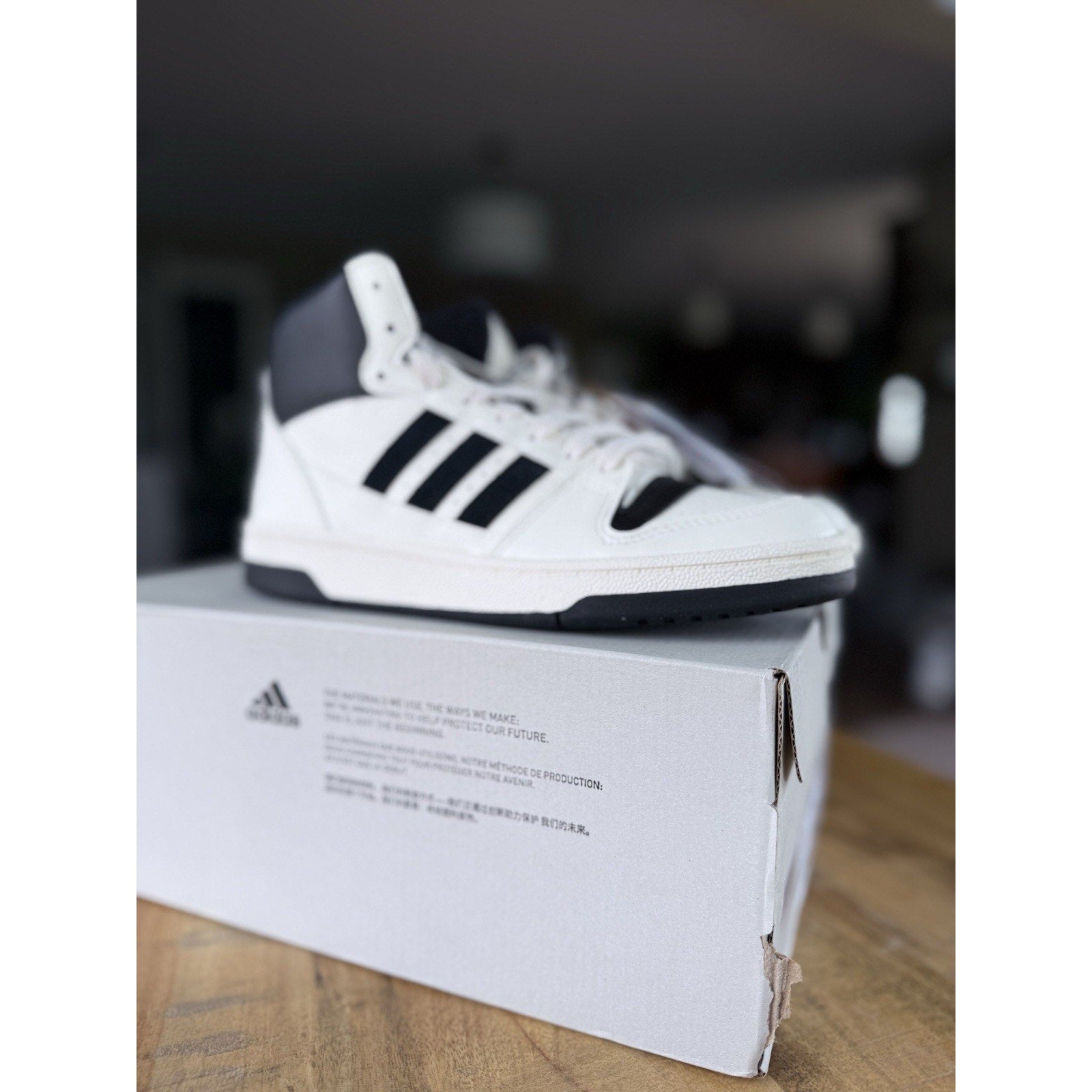 Adidas Break Start Mid W IH7880 Cloud White Black Women's 6