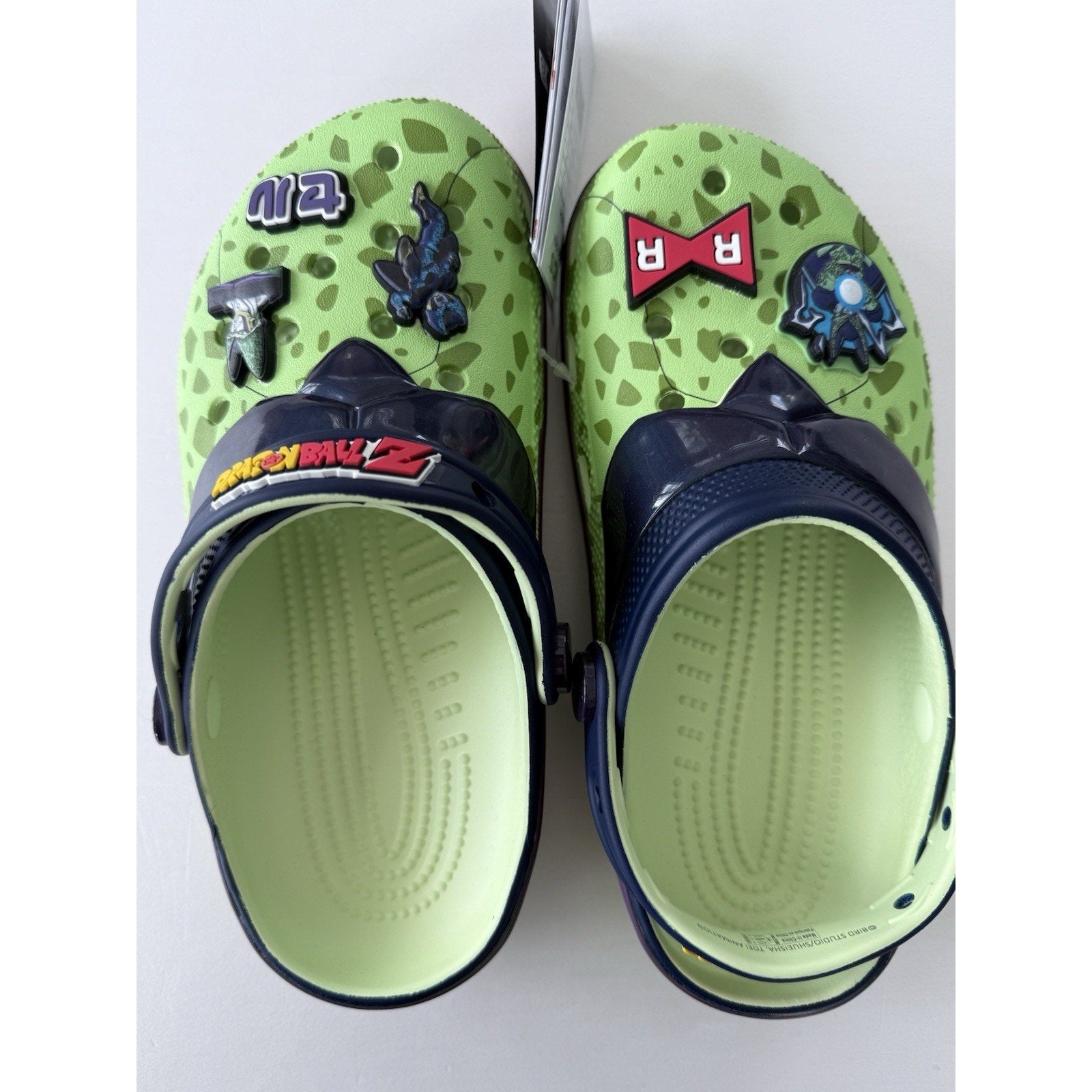 Dragon Ball Z x Crocs Classic Clog Cell 211206-90H All 5 Jibbitz Size J6/W7 NIB