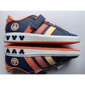 Disney x Adidas Grand Court Mickey EL K JS2345 Navy Orange Size 6K / Women’s 7.5