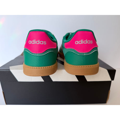 Adidas Breaknet Sleek J JR2131 Court Green Clear Pink Kids 5 / UK 4.5 / EUR 37