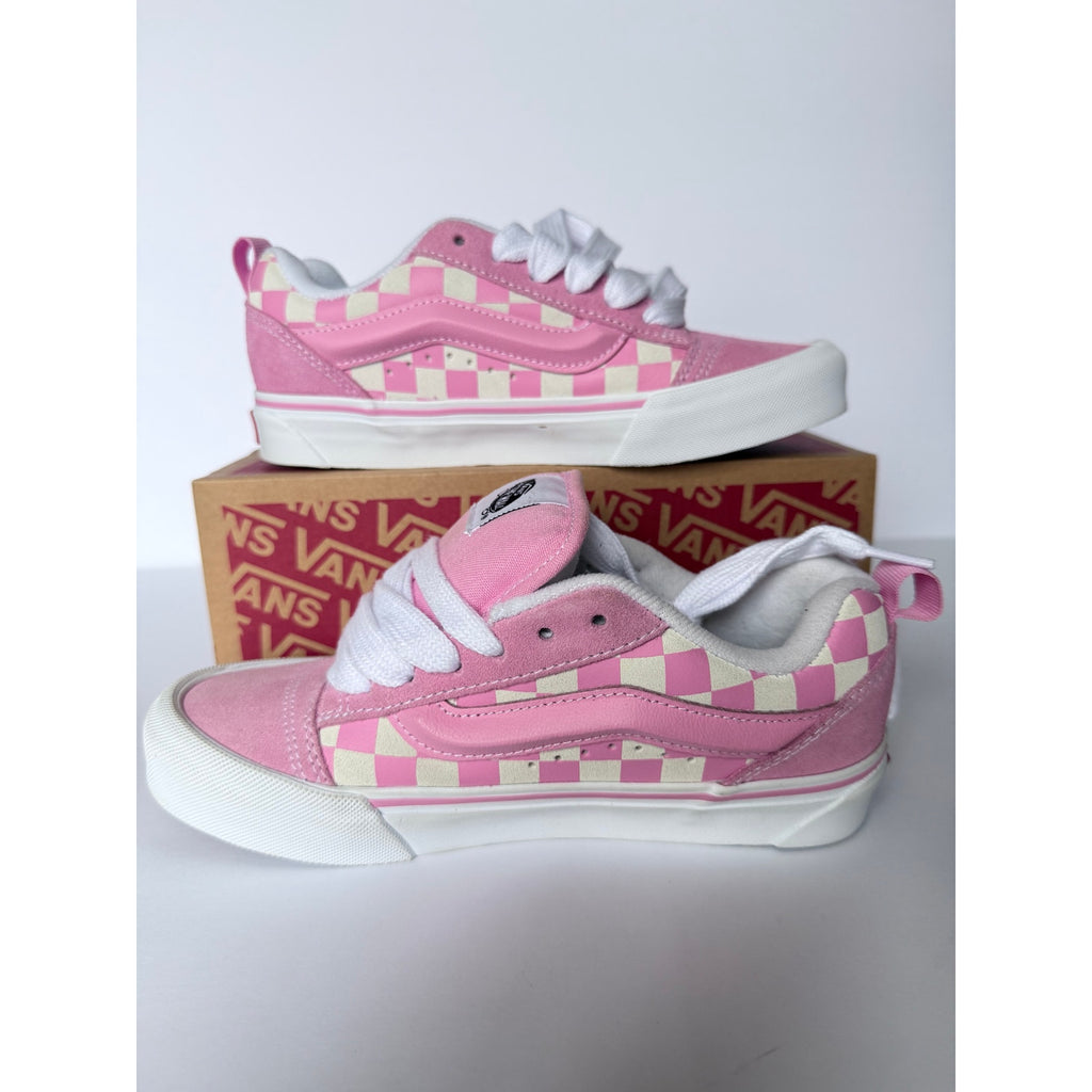 Vans Knu Skool Checkerboard Prism Pink VN000D222W0 W6/M4.5 NIB